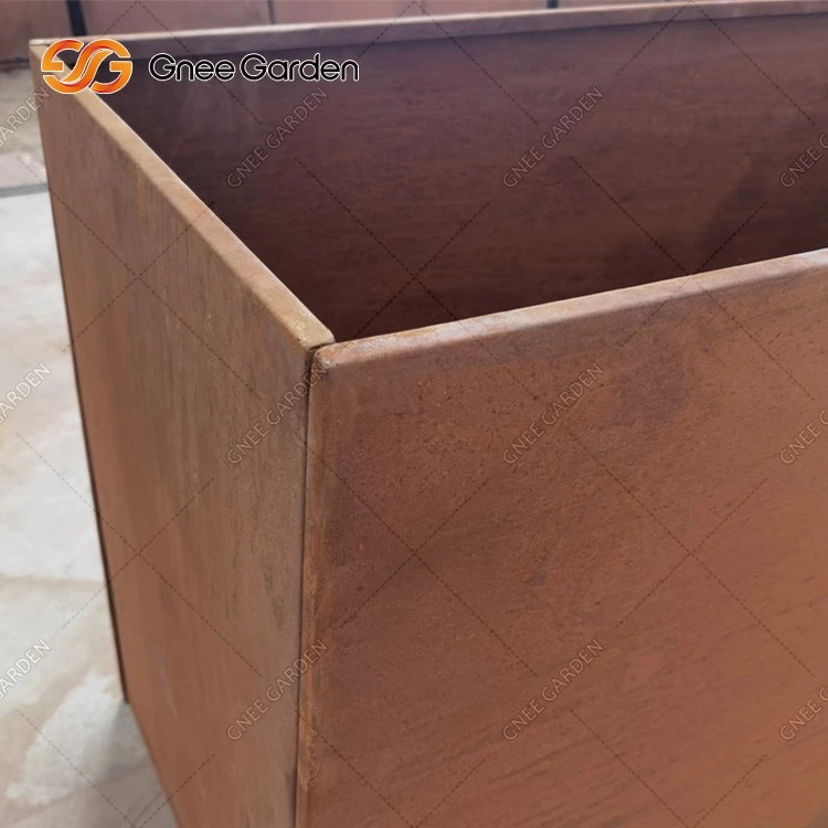 Corten Steel Flower Pot For Outdoor Corten Steel Flower Pot For Outdoor