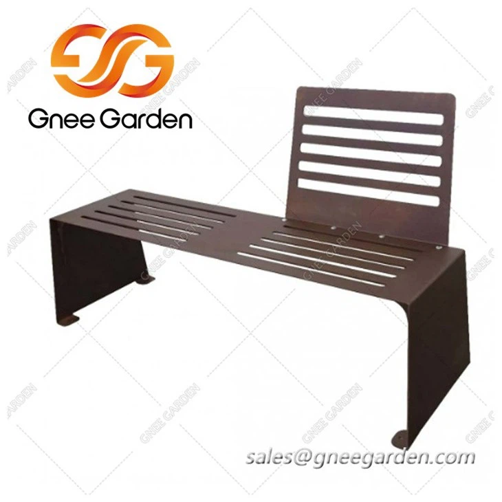steel street furniture park bench