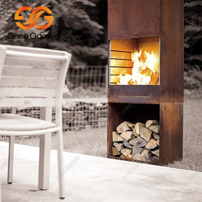 Corten fire place outdoor(2)