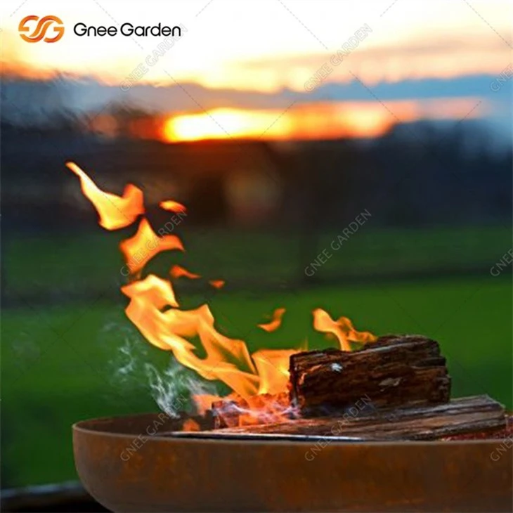 Corten Steel Fire Pit Bowl Outdoor Decoration
