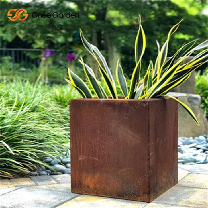 Corten Steel Tree Planters Flowerpot