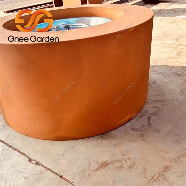 corten steel fire pit