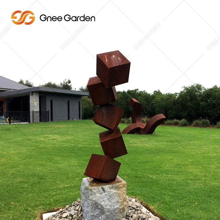 Large Outdoor Corten Steel Sculpture Stainless Steel Metal Sculpture