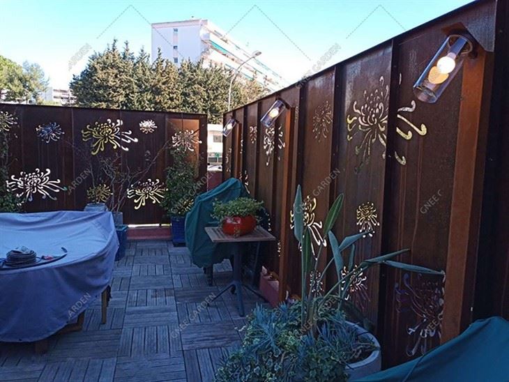 Outdoor Garden Privacy Metal Screens Panels
