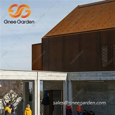 Fasádní obklady Cor-Ten