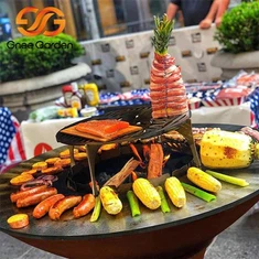 Kuchyně na grilování z oceli Corten