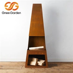 Zahradní krb z oceli Corten