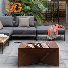 Ohniště z Corten Steel Wood