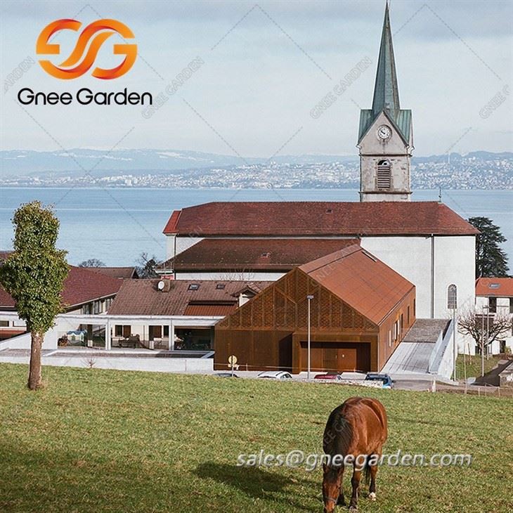 corten Laser Cut Building Facades