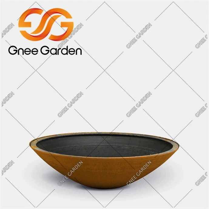 weathering steel firepit barbecues(2)