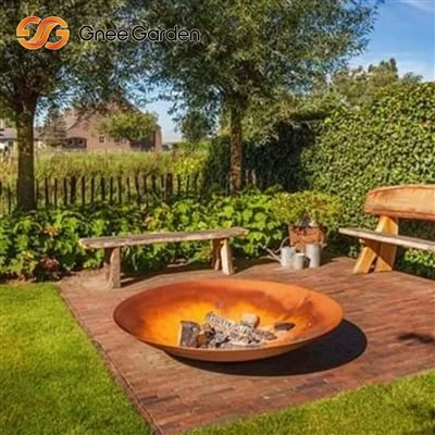 Corten Eco-Friendly Bowl přirozený vzhled